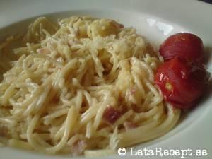 Pasta Carbonara - Leta Recept